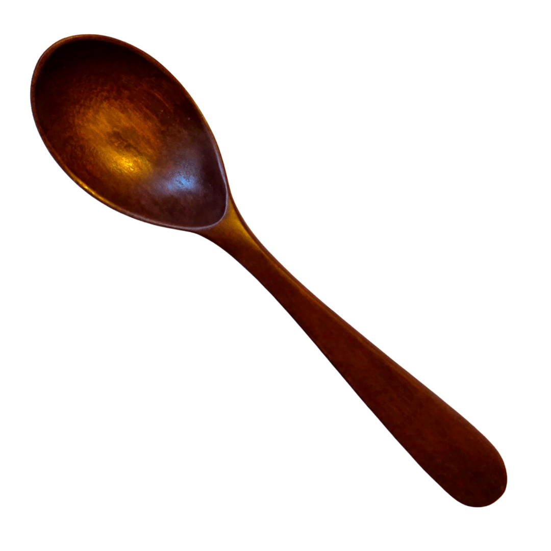 Palo sangre and pona palm wood utensils - hand made by Peruvian Amazon artisan - Amazon Ecology