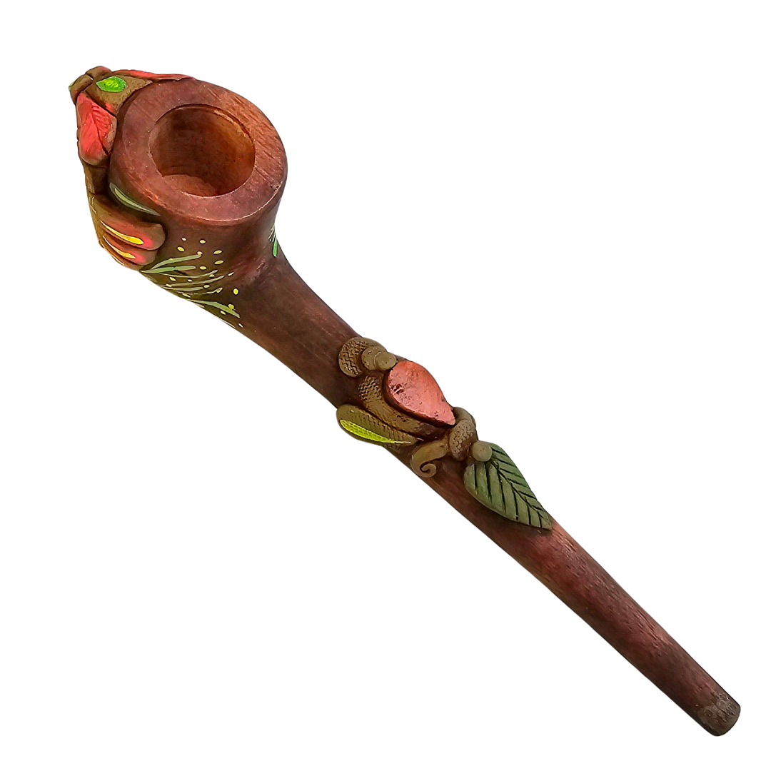 Palo sangre pipes with crystals - Amazon Ecology