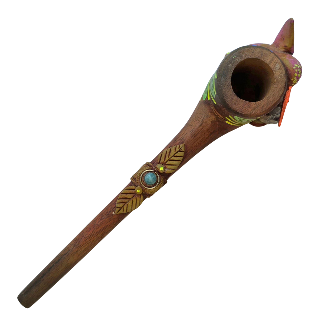 Palo sangre pipes with crystals - Amazon Ecology