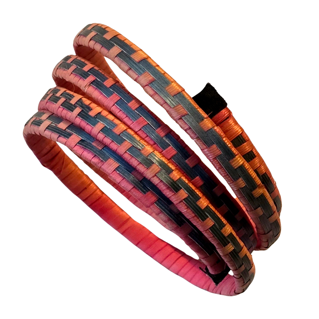 Caña flecha wrap-a-around spiral bracelet - Amazon Ecology