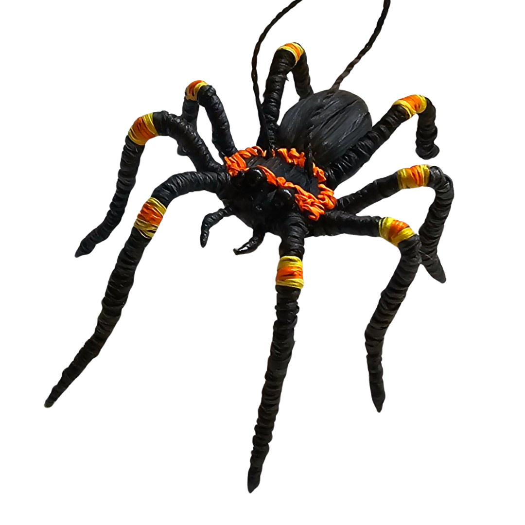 TARANTULA SPIDER ORNAMENT - HAND-MADE BY ARTISAN FROM THE PERUVIAN AMAZON - Amazon Ecology
