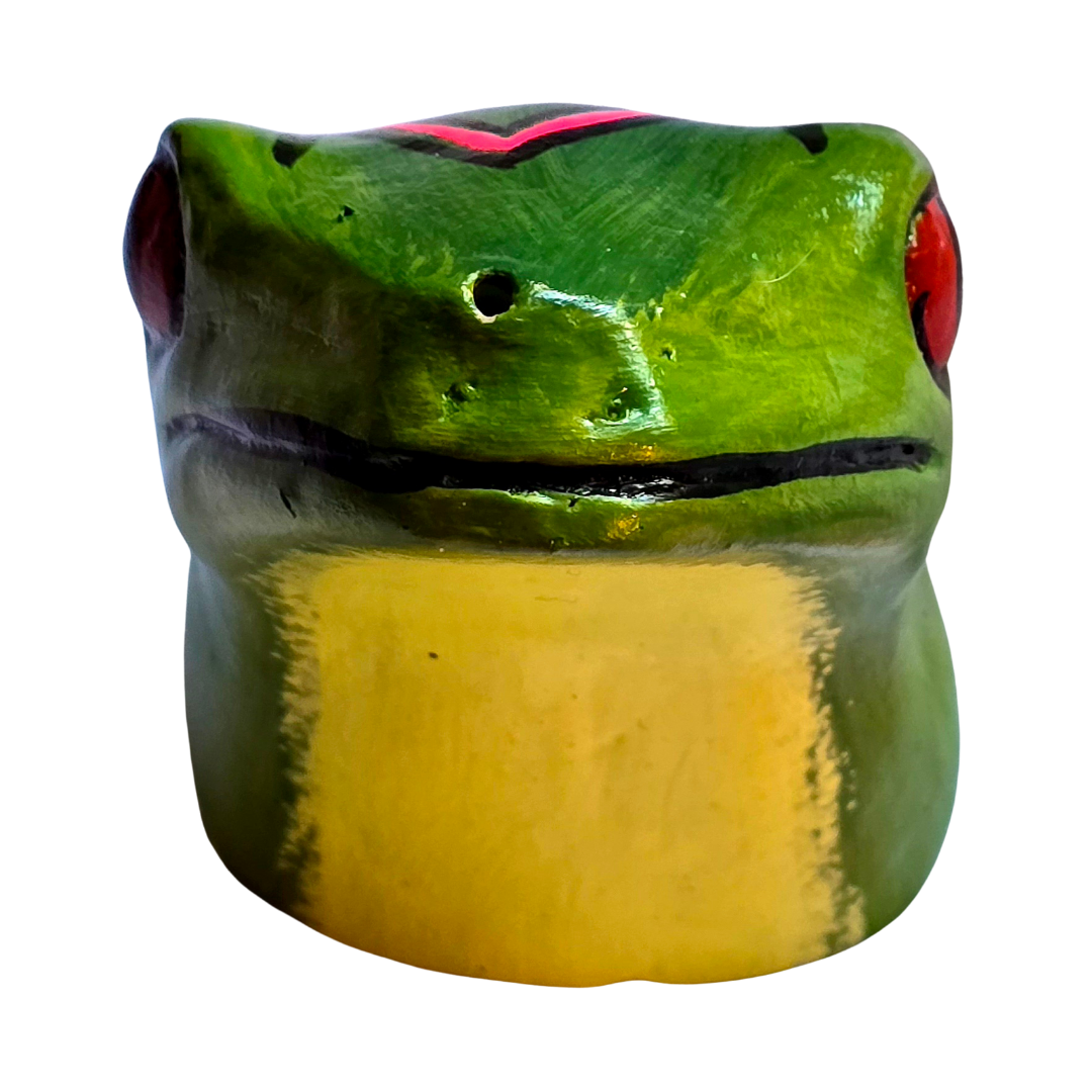 FAIR -TRADE CERAMIC AMAZON WILDIFE INCENSE BURNERS - MADE BY PERUVIAN AMAZON ARTISAN