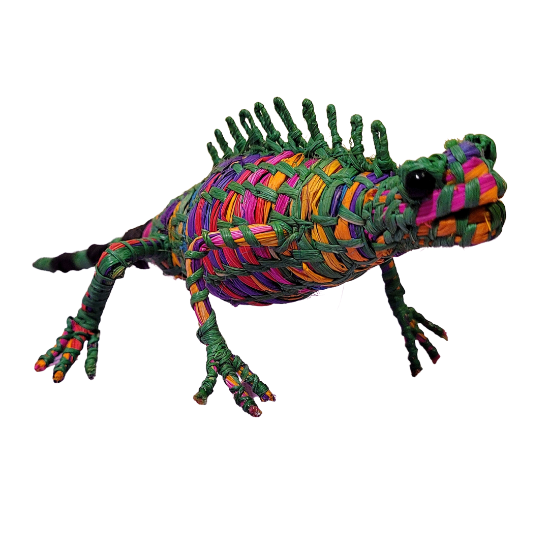 IGUANA FAIR-TRADE CHRISTMAS TREE ORNAMENT FROM THE PERUVIAN AMAZON - Amazon Ecology