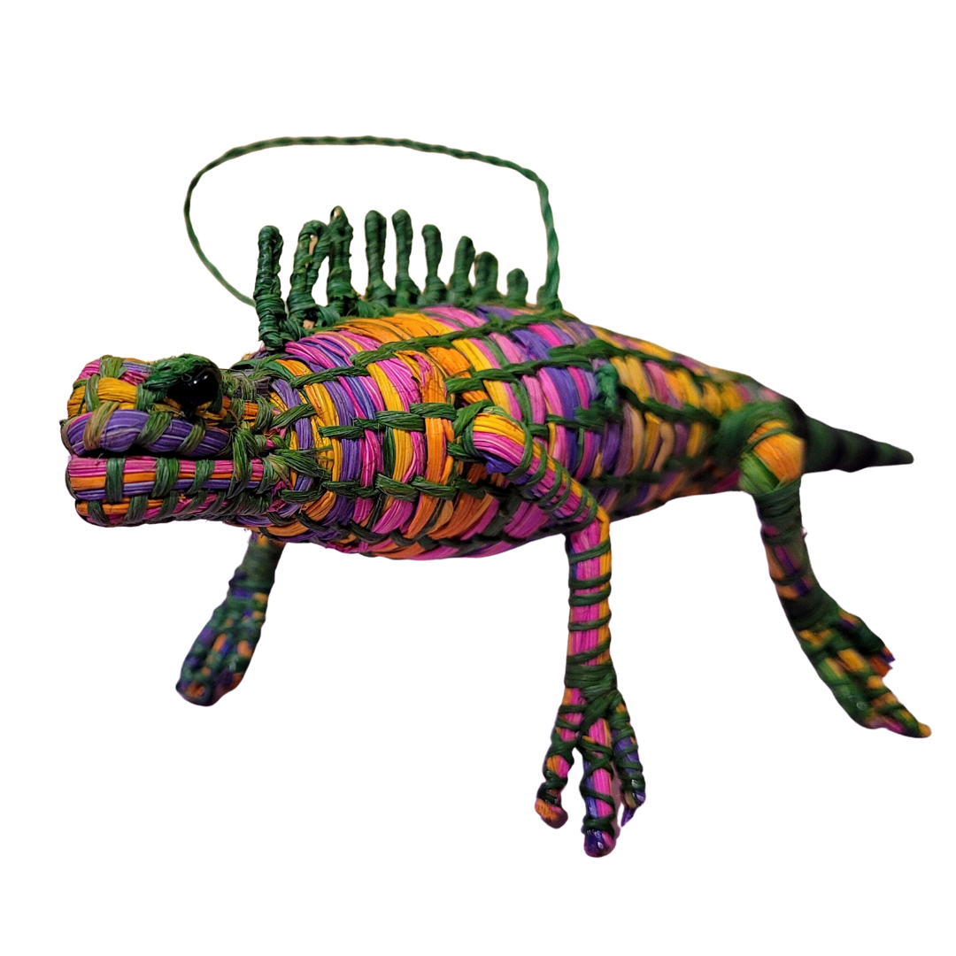 IGUANA FAIR-TRADE CHRISTMAS TREE ORNAMENT FROM THE PERUVIAN AMAZON - Amazon Ecology