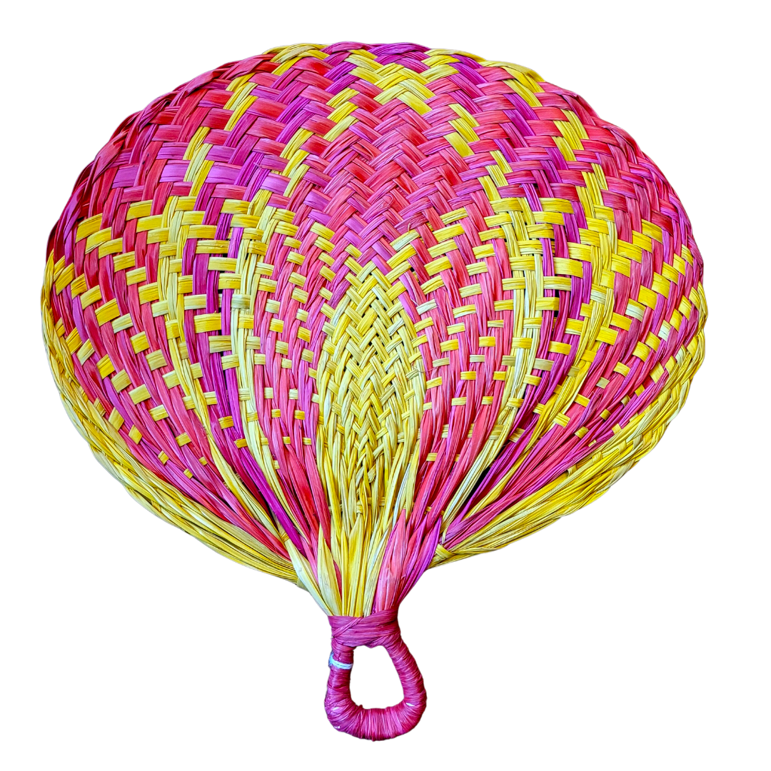 Chambira fan with round handle - Amazon Ecology
