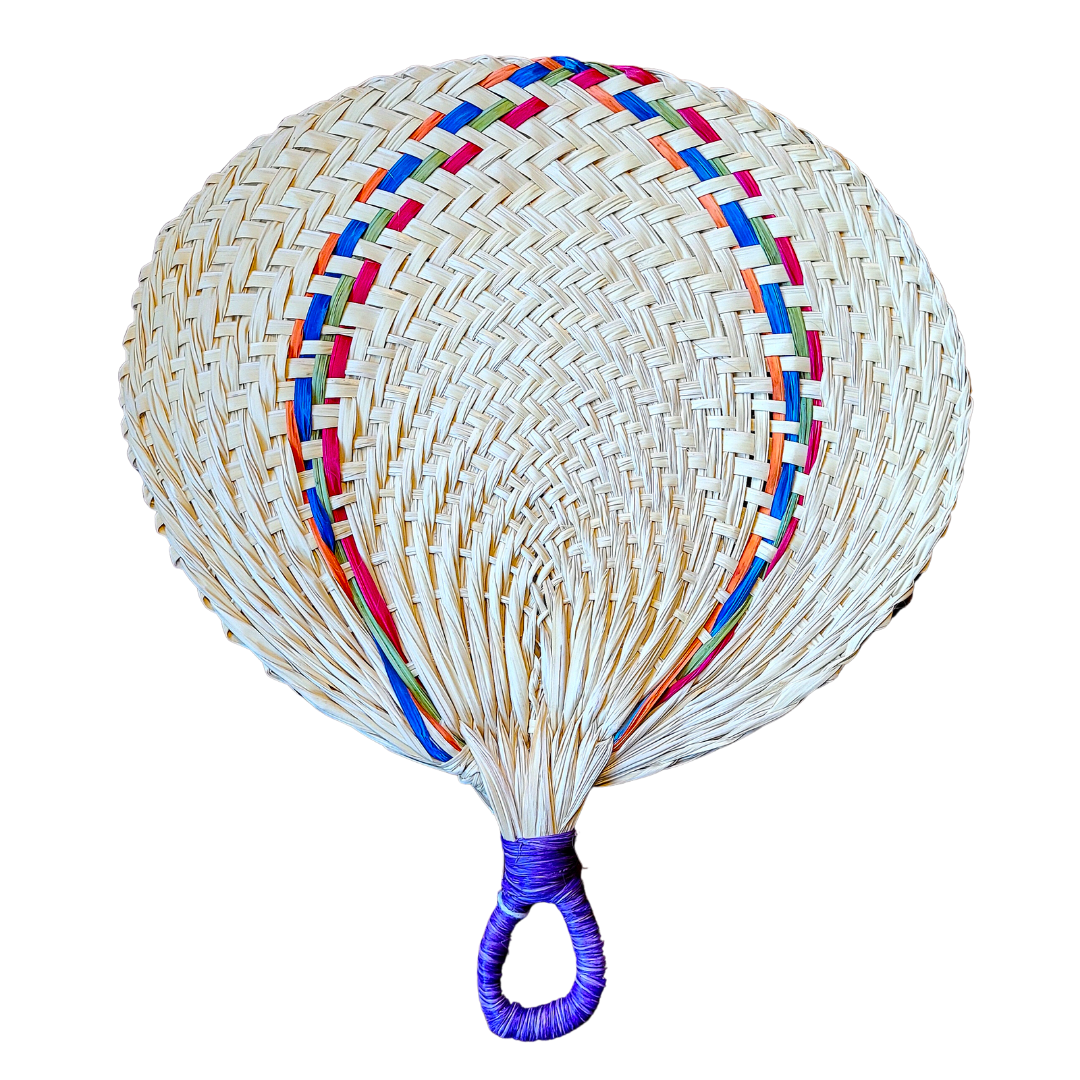Chambira fan with round handle - Amazon Ecology