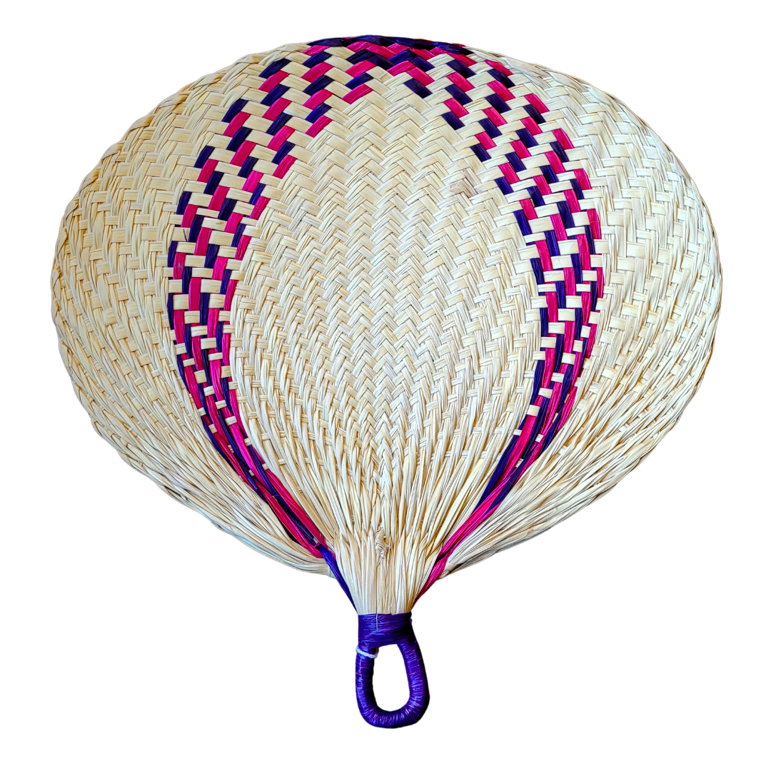 Chambira fan with round handle - Amazon Ecology