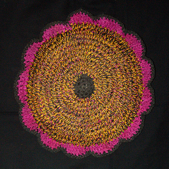 Hand woven hot pad (trivet) and center piece assortment (20 pack) - Amazon Ecology