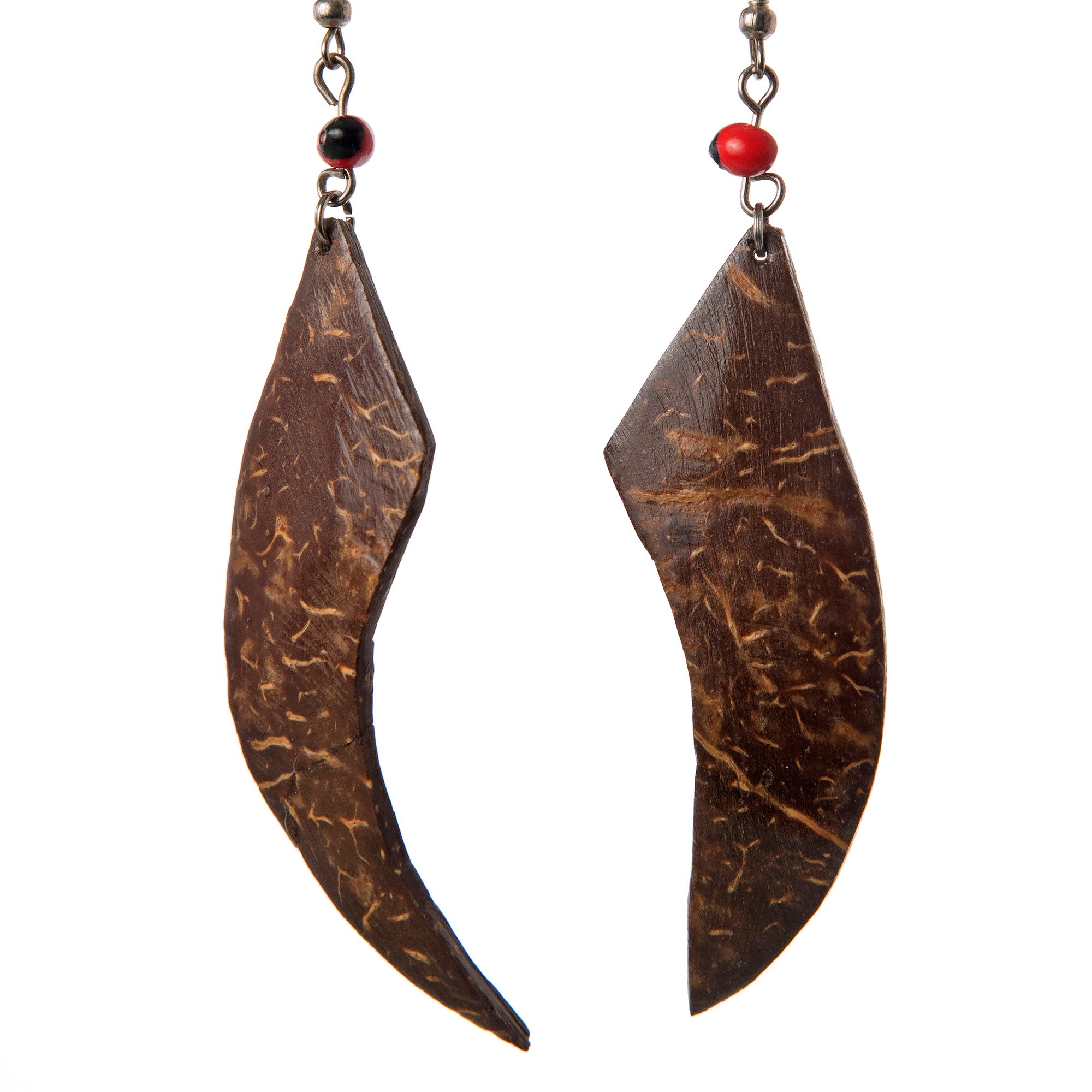 Coconut Shell Earrings, Variety of Designs - Amazon Ecology