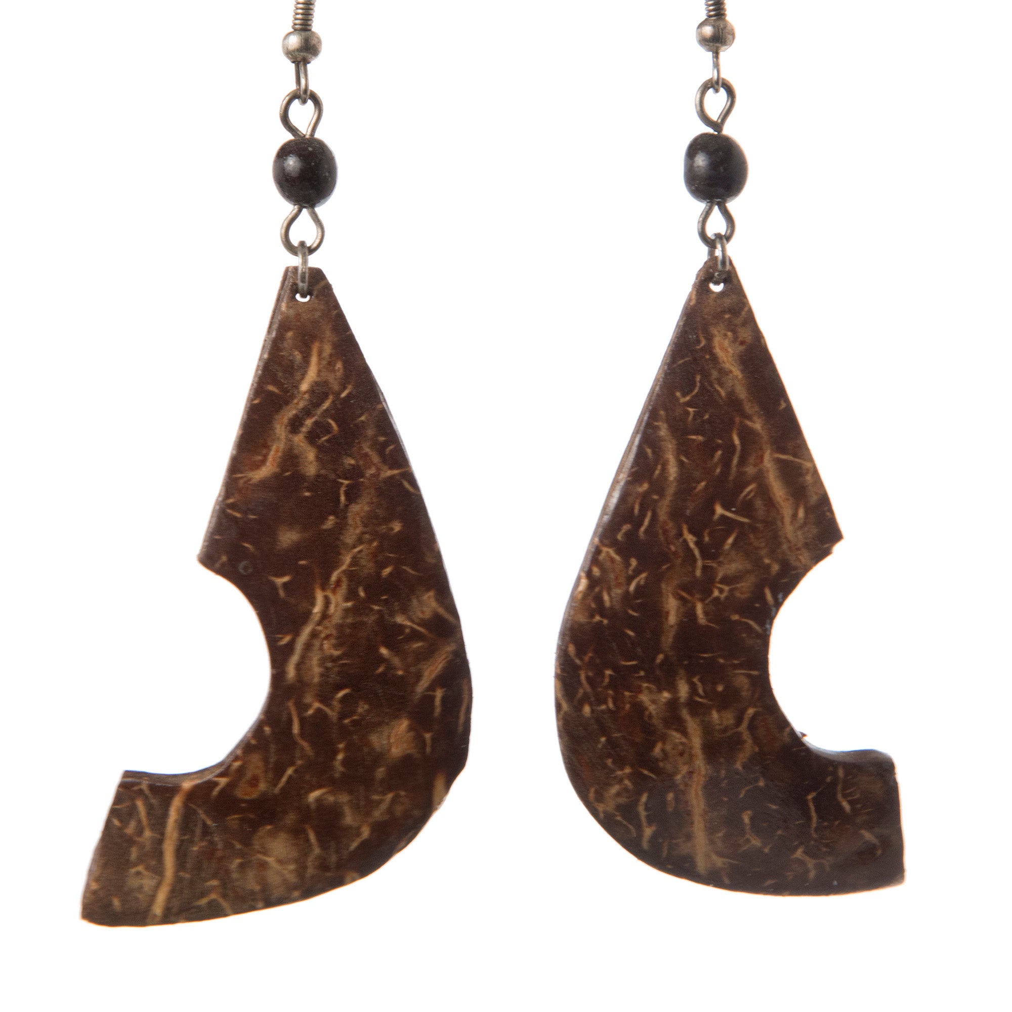 Coconut Shell Earrings, Variety of Designs - Amazon Ecology