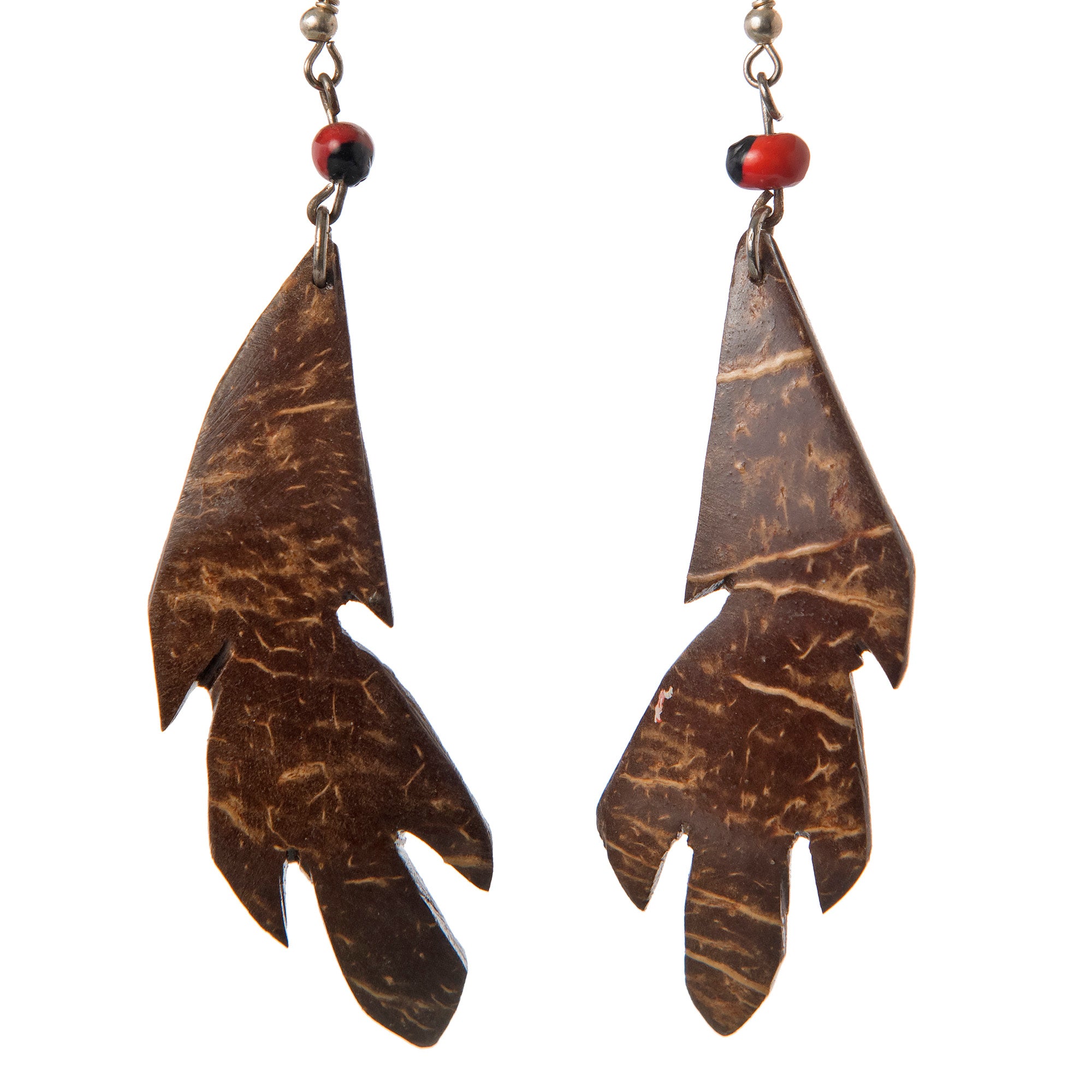Coconut Shell Earrings, Variety of Designs - Amazon Ecology
