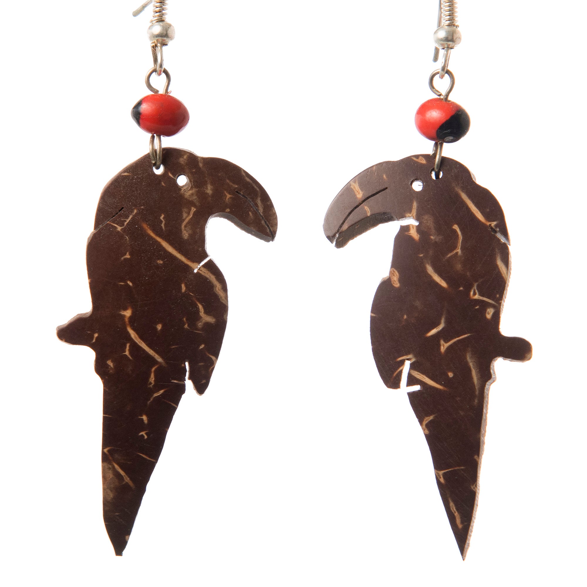 Coconut Shell Earrings, Variety of Designs - Amazon Ecology