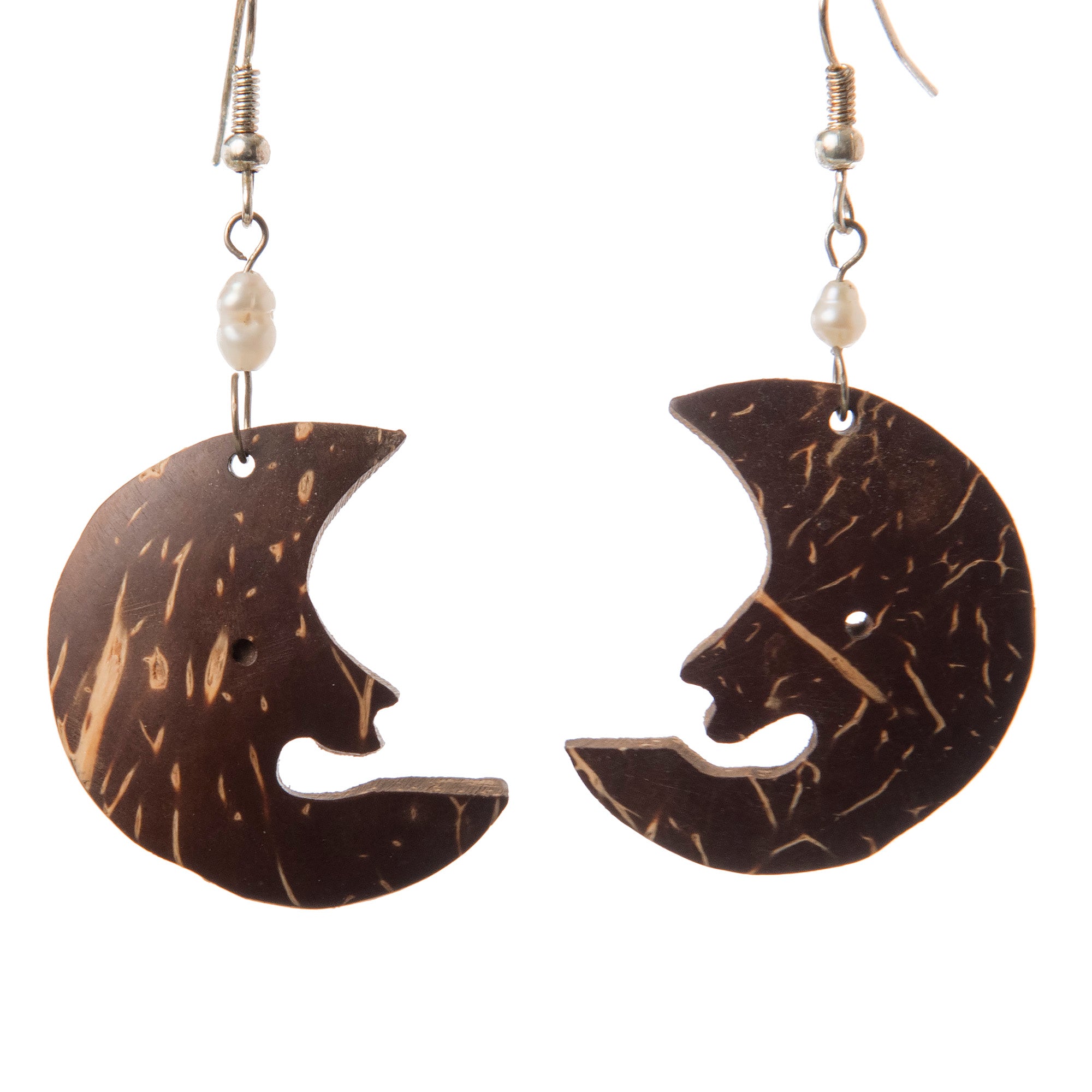 Coconut Shell Earrings, Variety of Designs - Amazon Ecology