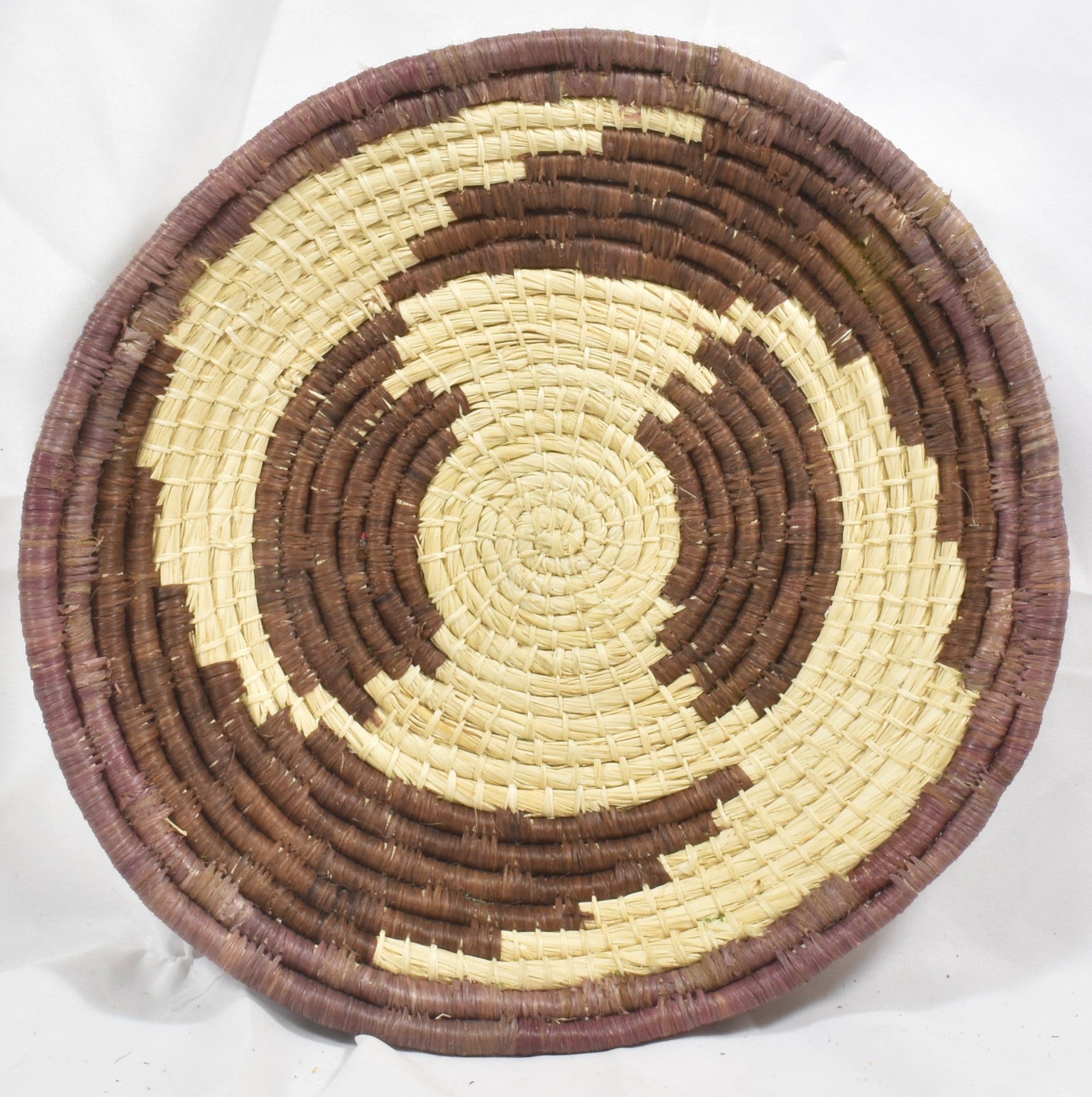 White Yin and Black Yang - Fair Trade Basket - Handmade by Peruvian Amazon artisan - Amazon Ecology