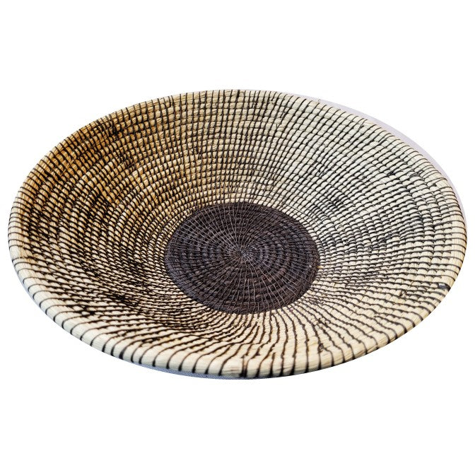 Charcoal Sun - Fair Trade Basket - Handmade by Peruvian Amazon artisan - Amazon Ecology
