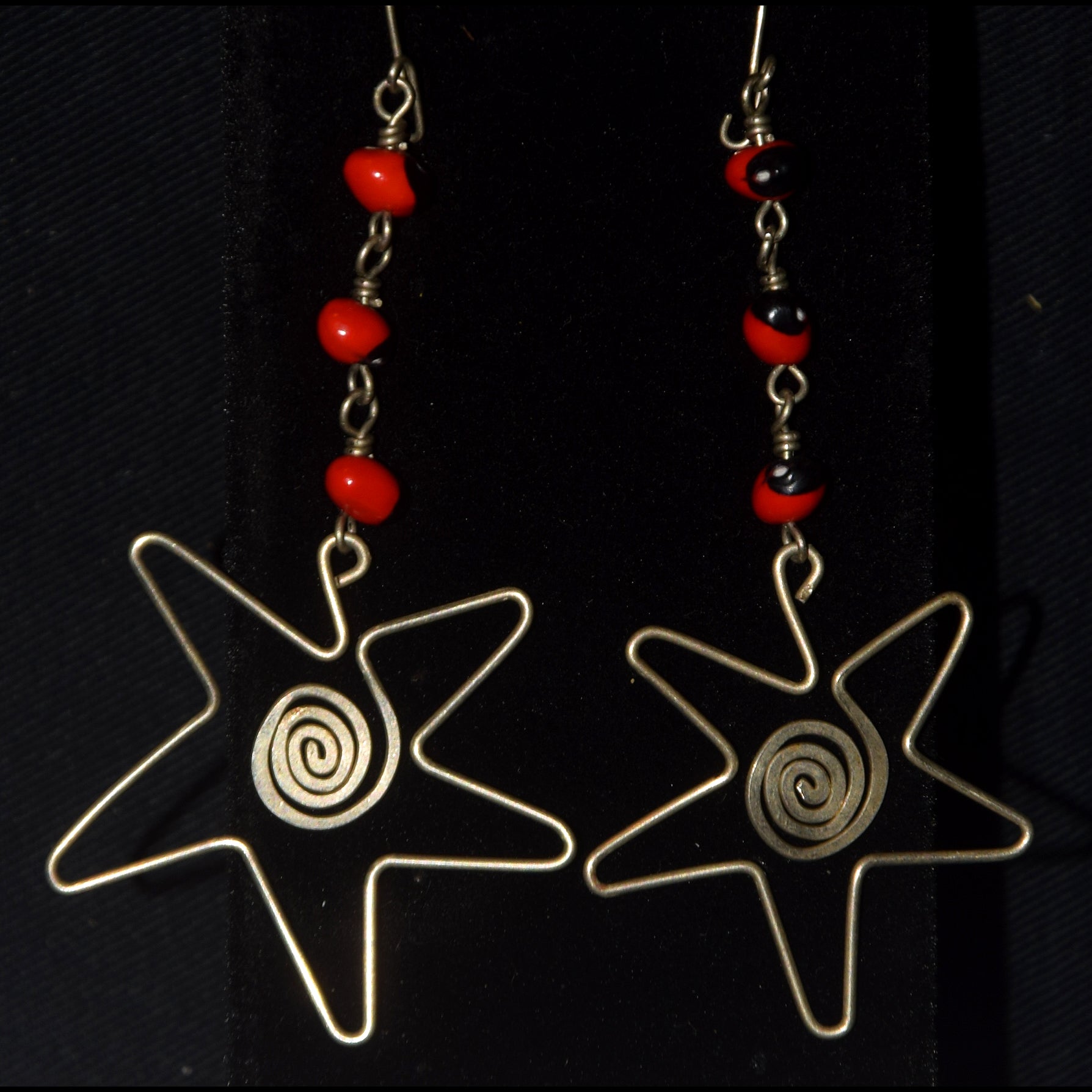 Silver Wire Earrings with Fun Designs - Amazon Ecology
