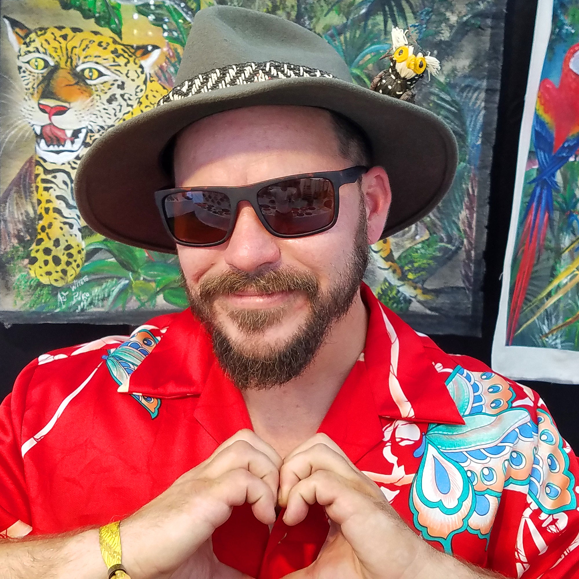 Anaconda pattern Fair-trade Woven Hat band - hand made by Peruvian Amazon artisan - Amazon Ecology