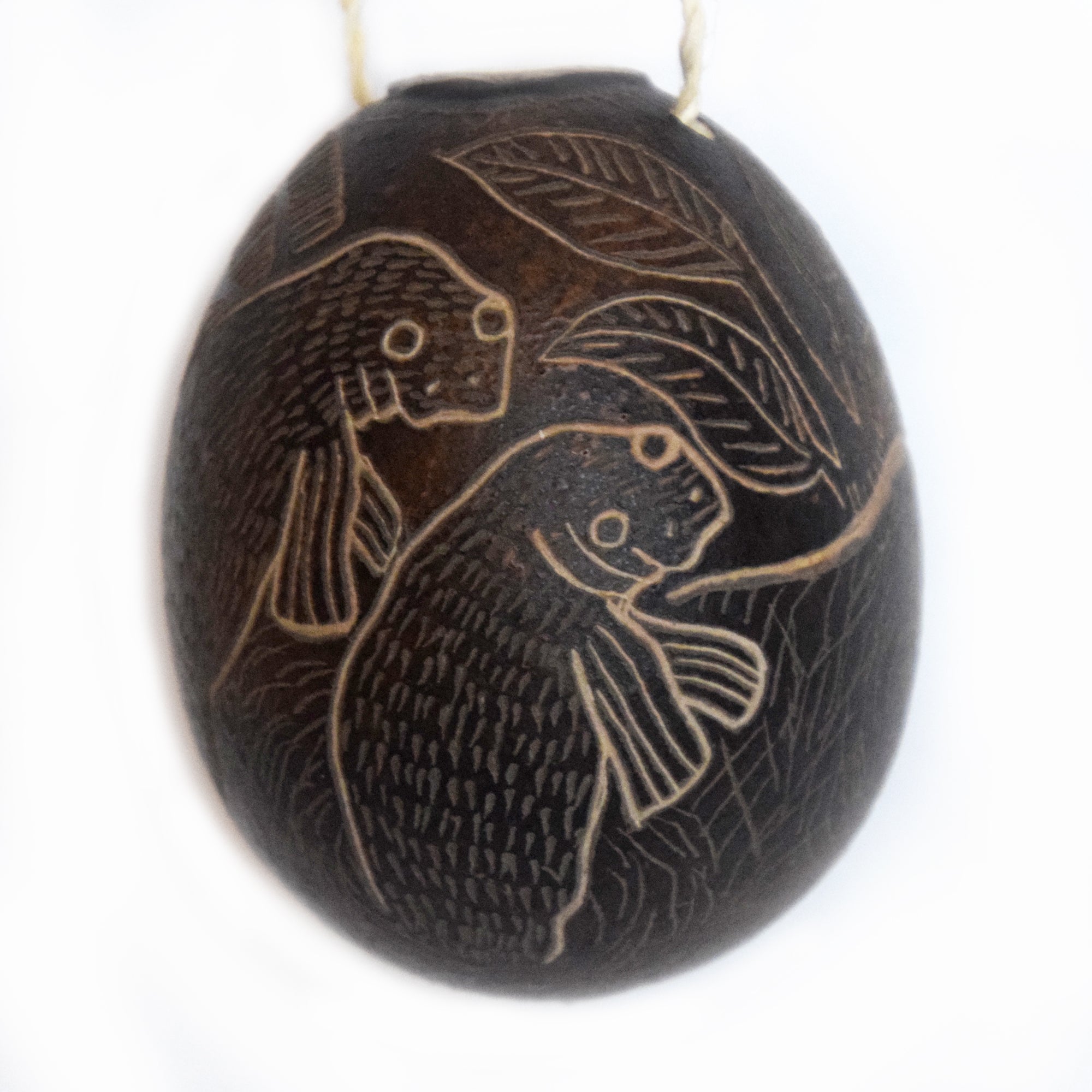 Manatee Mammal Calabash Christmas tree ornament and hand rattle - Amazon Ecology