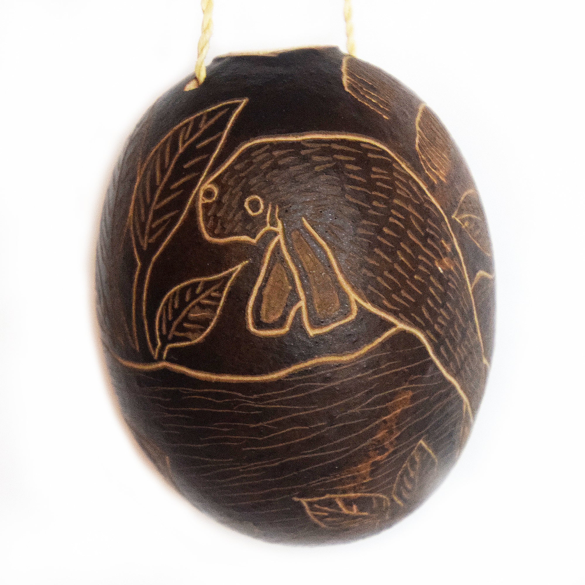 Manatee Mammal Calabash Christmas tree ornament and hand rattle - Amazon Ecology