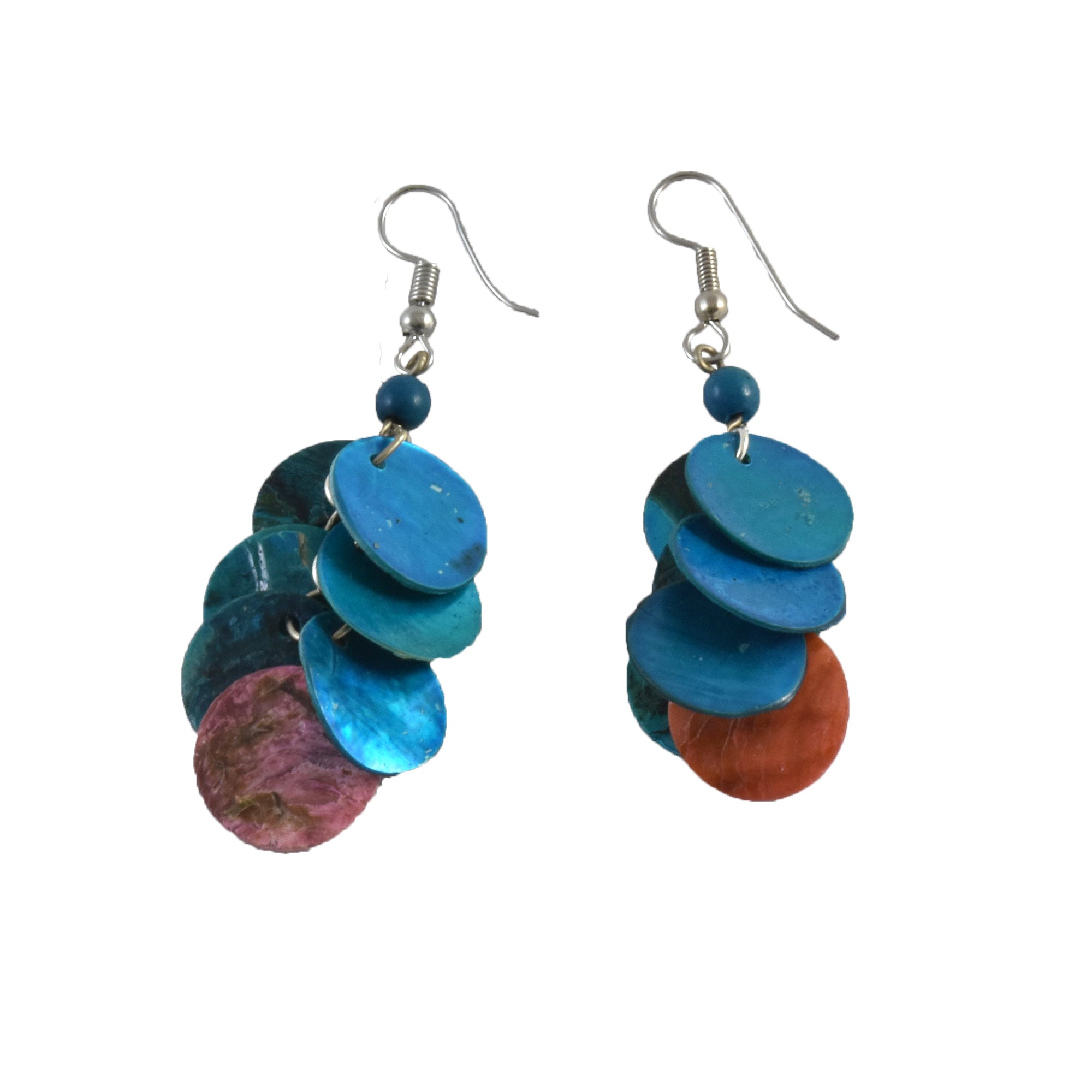 Nakar Shell Cascading Earrings - Amazon Ecology