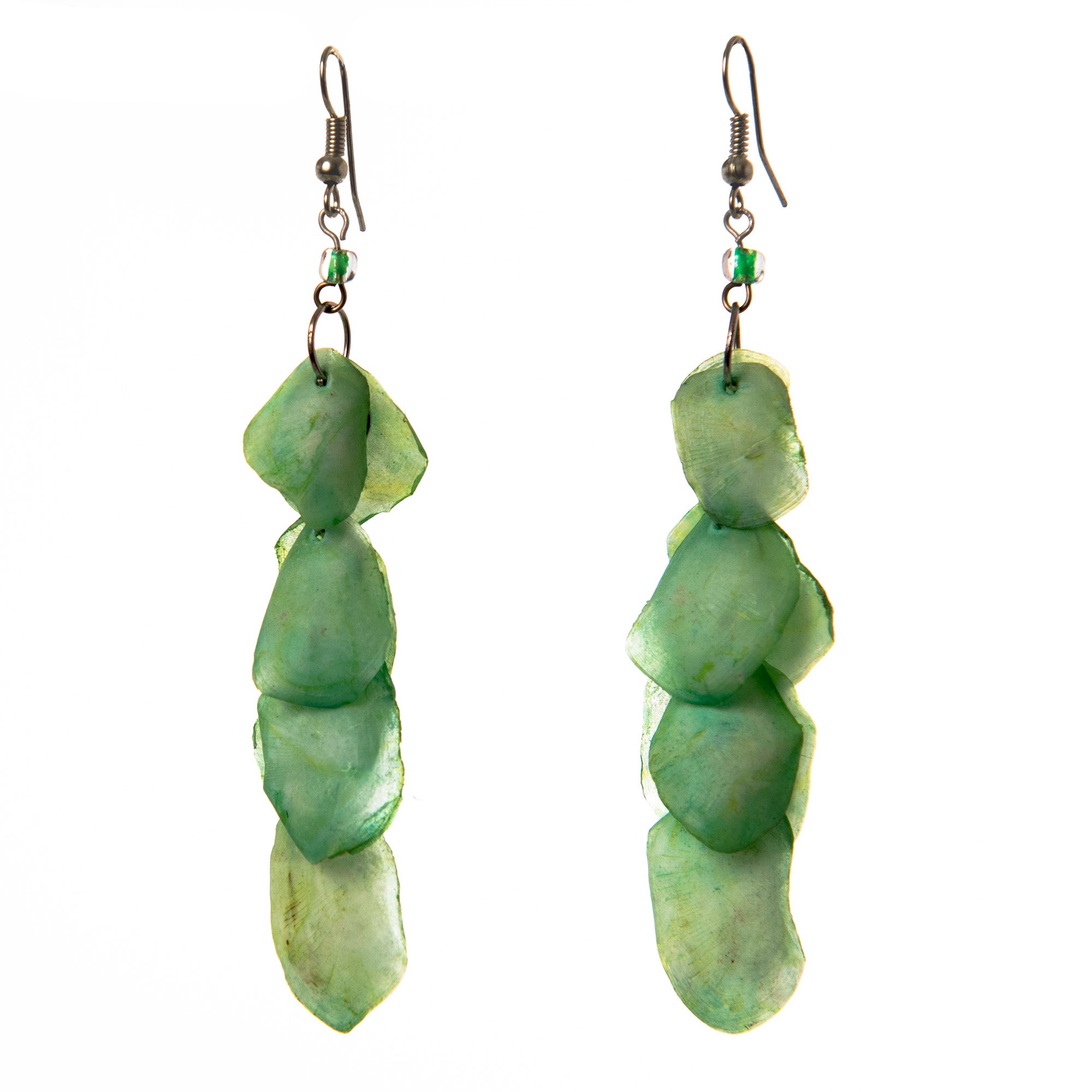Nakar Shell Cascading Earrings - Amazon Ecology