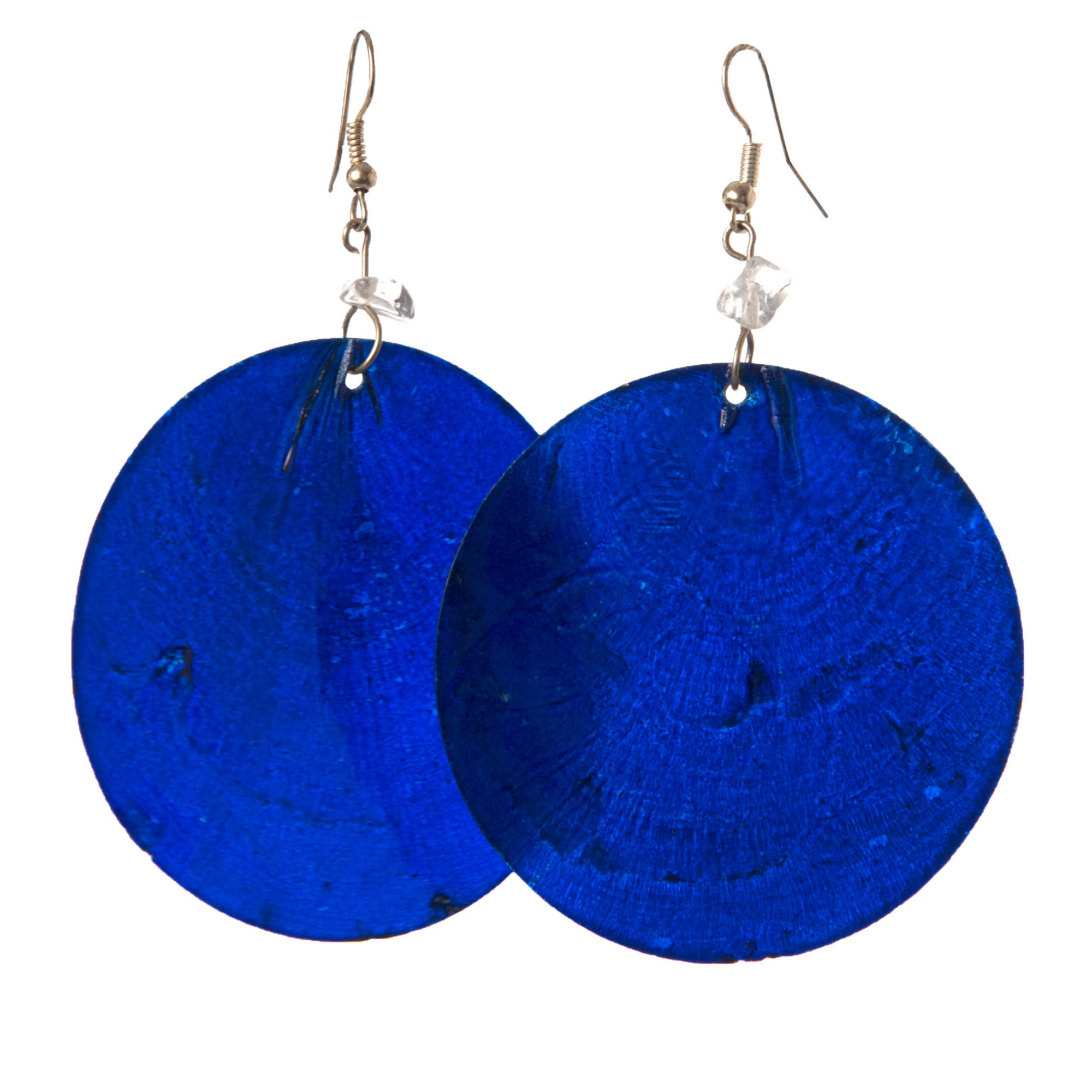 Circular Nakar Shell Earrings - made by artisan from the Peruvian Amazon