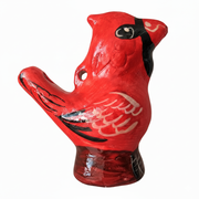 Cardinal & songbird ceramic bird water whistle from the Peruvian Amazon - Amazon Ecology