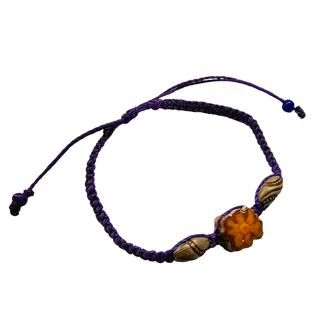 Ayahuasca and bead bracelet