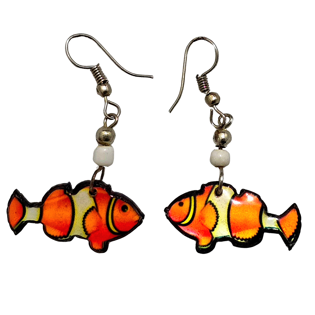 Clownfish earrings