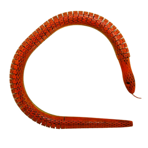 SLINKY WOODEN SNAKES - CARVED BY PERUVIAN AMAZON ARTISAN