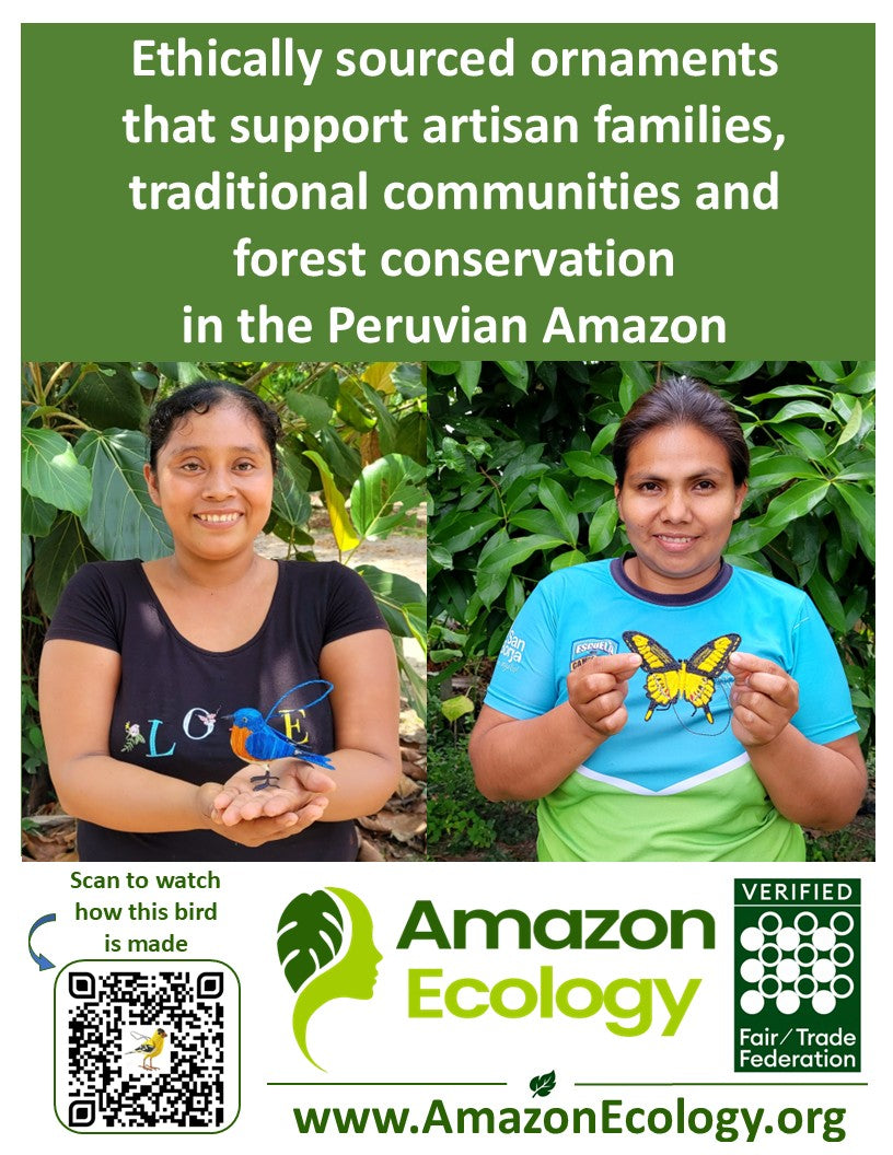 Amazon Ecology Ornament Point of Sale Sign - Amazon Ecology
