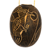 Woodpecker Bird Calabash Christmas tree ornament - Amazon Ecology