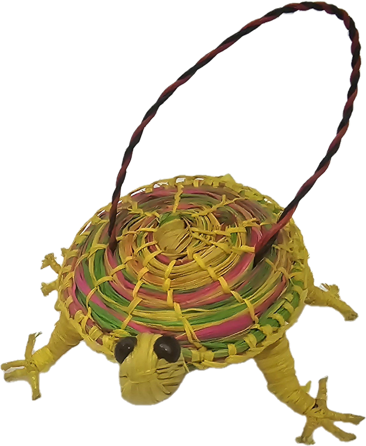 WOVEN TURTLE FAIR -TRADE ORNAMENT - MADE BY PERUVIAN AMAZON ARTISAN