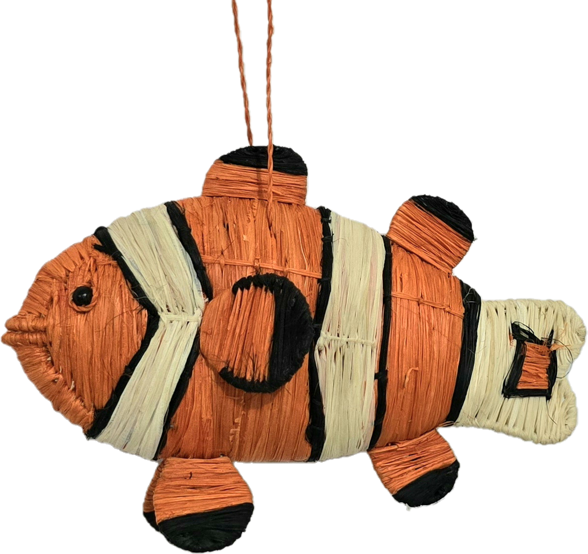 Fish woven chambira tree ornament from the Peruvian Amazon