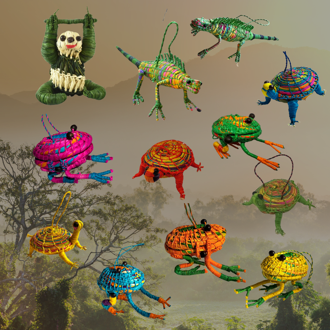 Wholesale: Frogs, Turtles & More - 14 Ornaments from 4 Species - Amazon Ecology