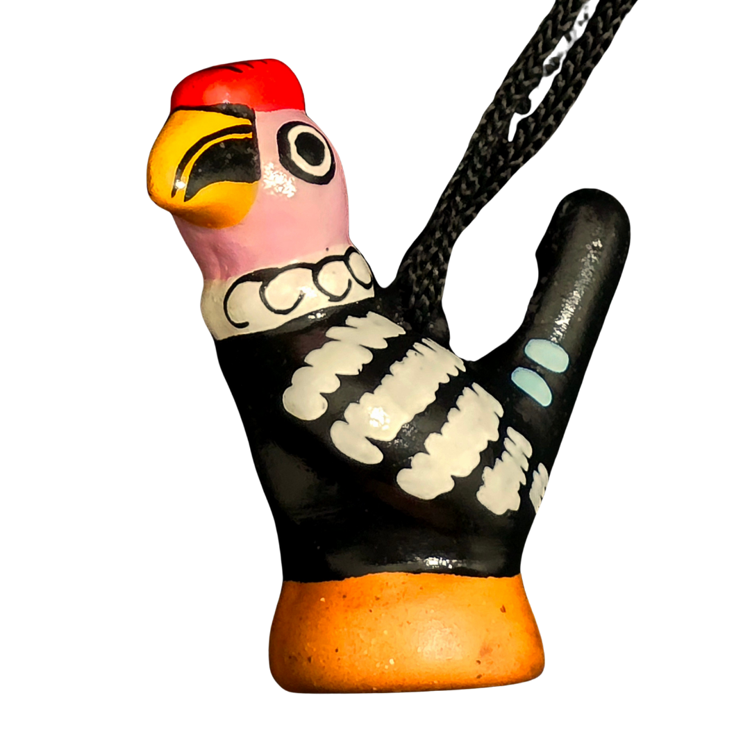 Andean condor Ceramic water whistle from the Peruvian Amazon - Amazon Ecology