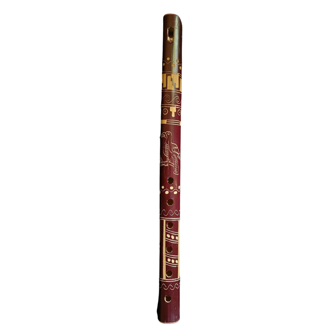Single color bamboo flutes - made by Amazon artisans