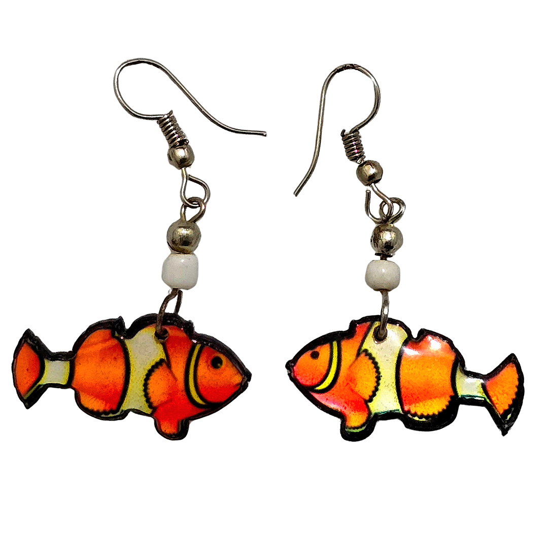 Clownfish earrings - Amazon Ecology