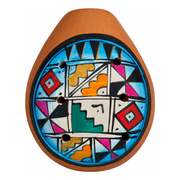 Ceramic ocarinas with multi-colored designs - made by artisans from the Peruvian Amazon - Amazon Ecology