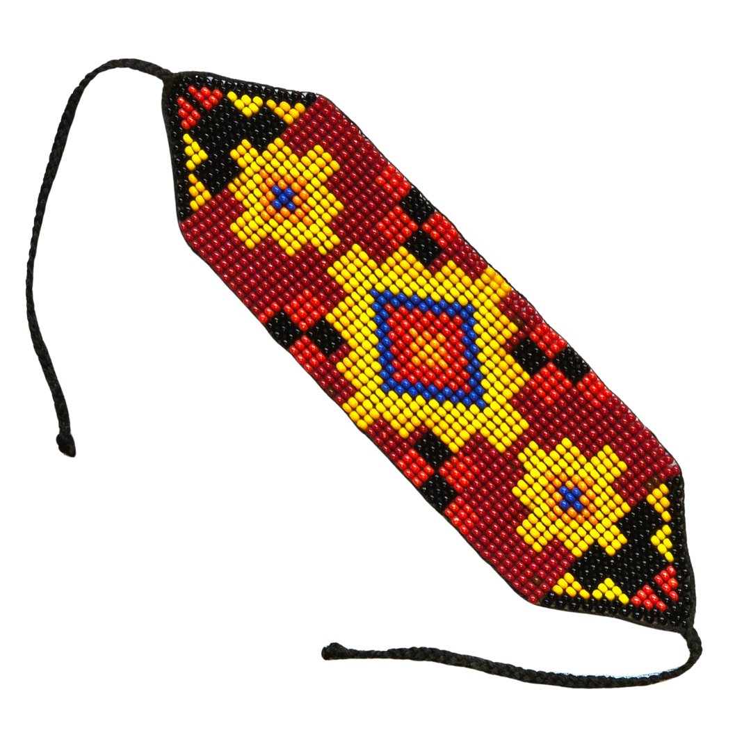 Color burst Amazon geo-design bead bracelets - Amazon Ecology