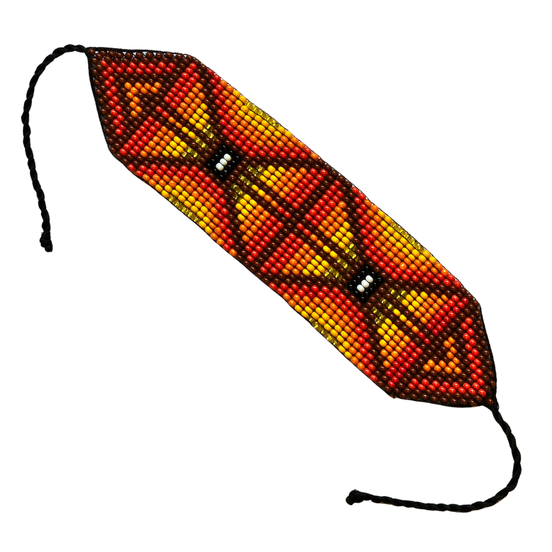 Color burst Amazon geo-design bead bracelets - Amazon Ecology