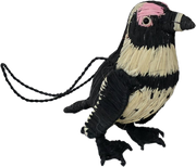 AFRICAN PENGUIN BIRD FAIR-TRADE CHRISTMAS TREE ORNAMENTS - WOVEN BY PERUVIAN AMAZON ARTISAN - Amazon Ecology