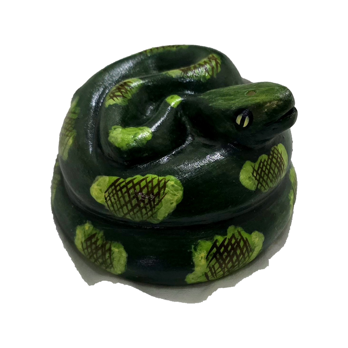 FAIR -TRADE CERAMIC FROG AND REPTILE INCENSE HOLDERS - MADE BY PERUVIAN AMAZON ARTISAN