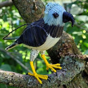 HARPY EAGLE BIRD - FAIR-TRADE CHRISTMAS TREE ORNAMENT - WOVEN BY PERUVIAN AMAZON ARTISAN