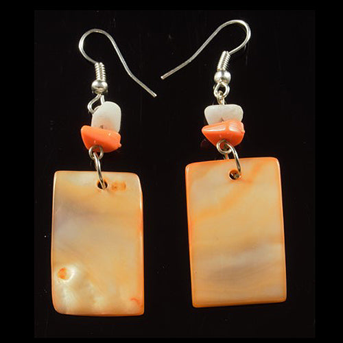 Nakar Shell Earrings, various colors