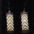 Cana Flecha Earrings, Black and White, Pinks and Blues