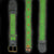 GS01C : Fair-trade hand-made Amazon guitar strap - Green anaconda