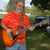GS05A: Doug McMinn and Amazon guitar strap - cascabel/tropical rattlesnake model