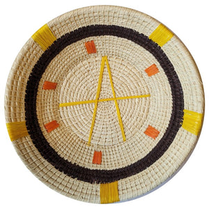 Yellow A - Fair Trade Basket - Handmade by Peruvian Amazon artisan