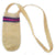 Fair-Trade Bottle Carrier/Wine Tote with purple and pink bands